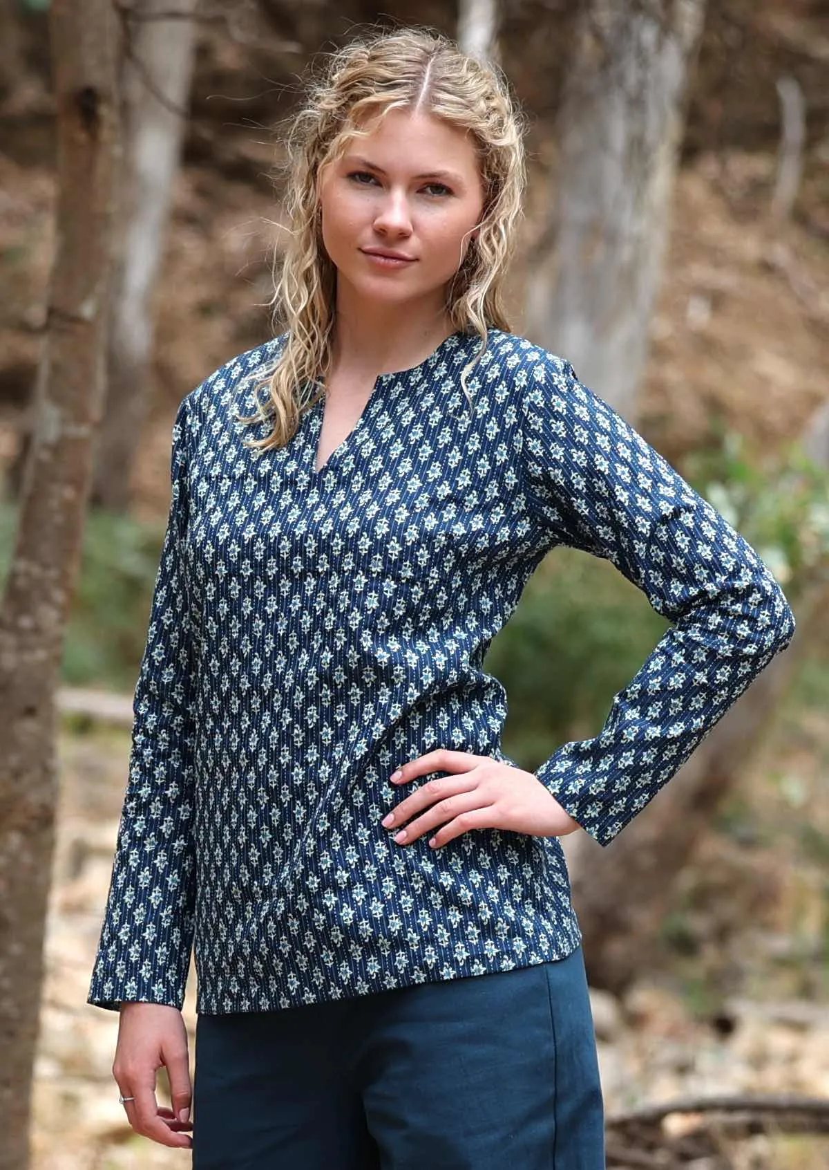 Sophia Blouse Periwinkle