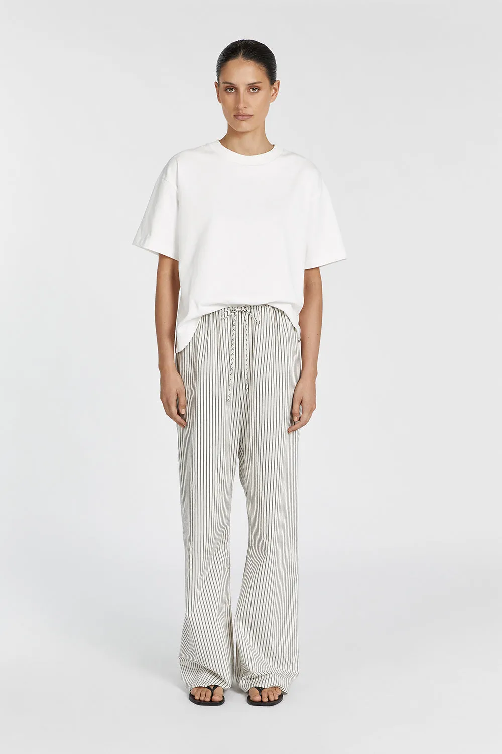 STOCKHOLM STRIPE SILK BLEND PANT