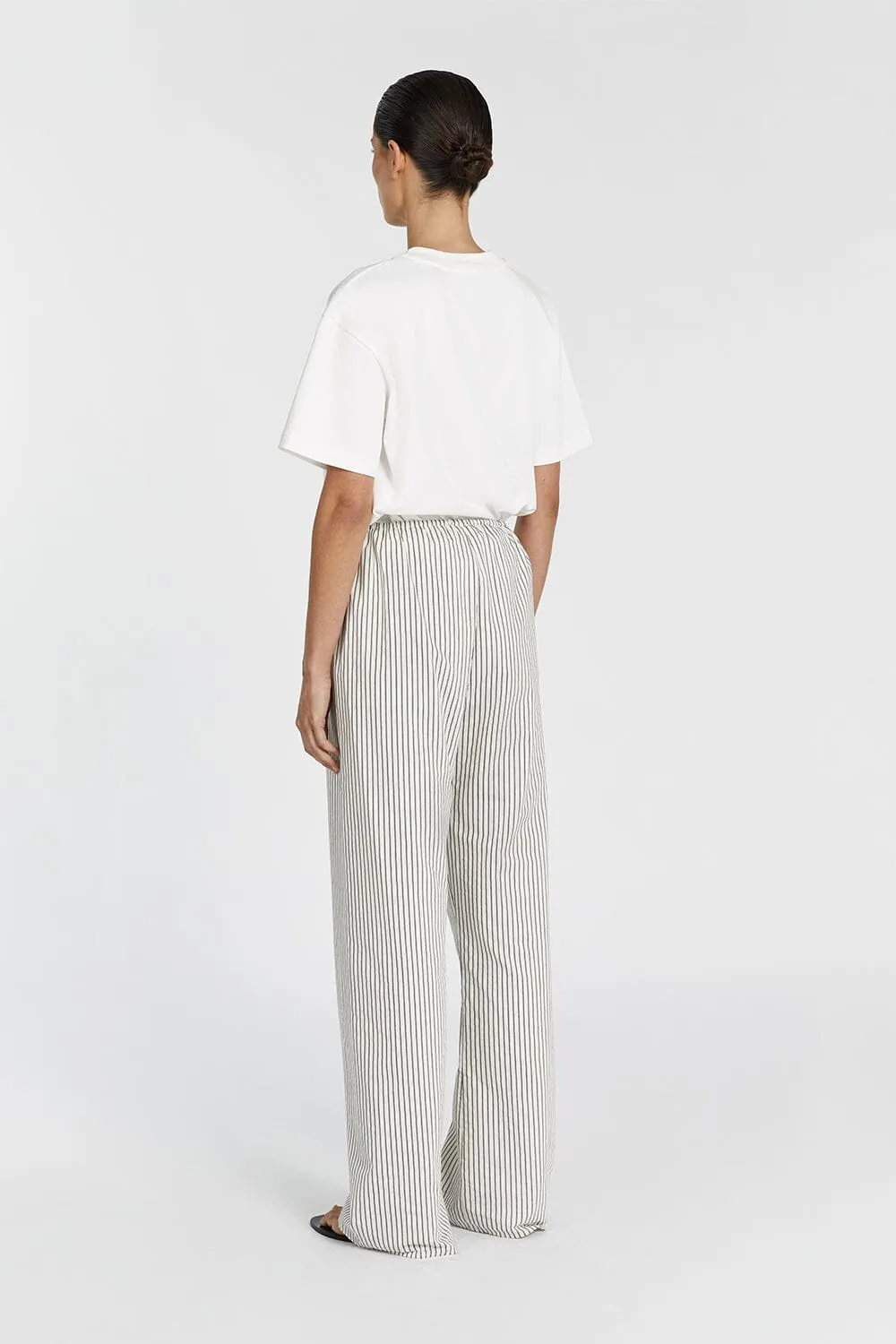 STOCKHOLM STRIPE SILK BLEND PANT