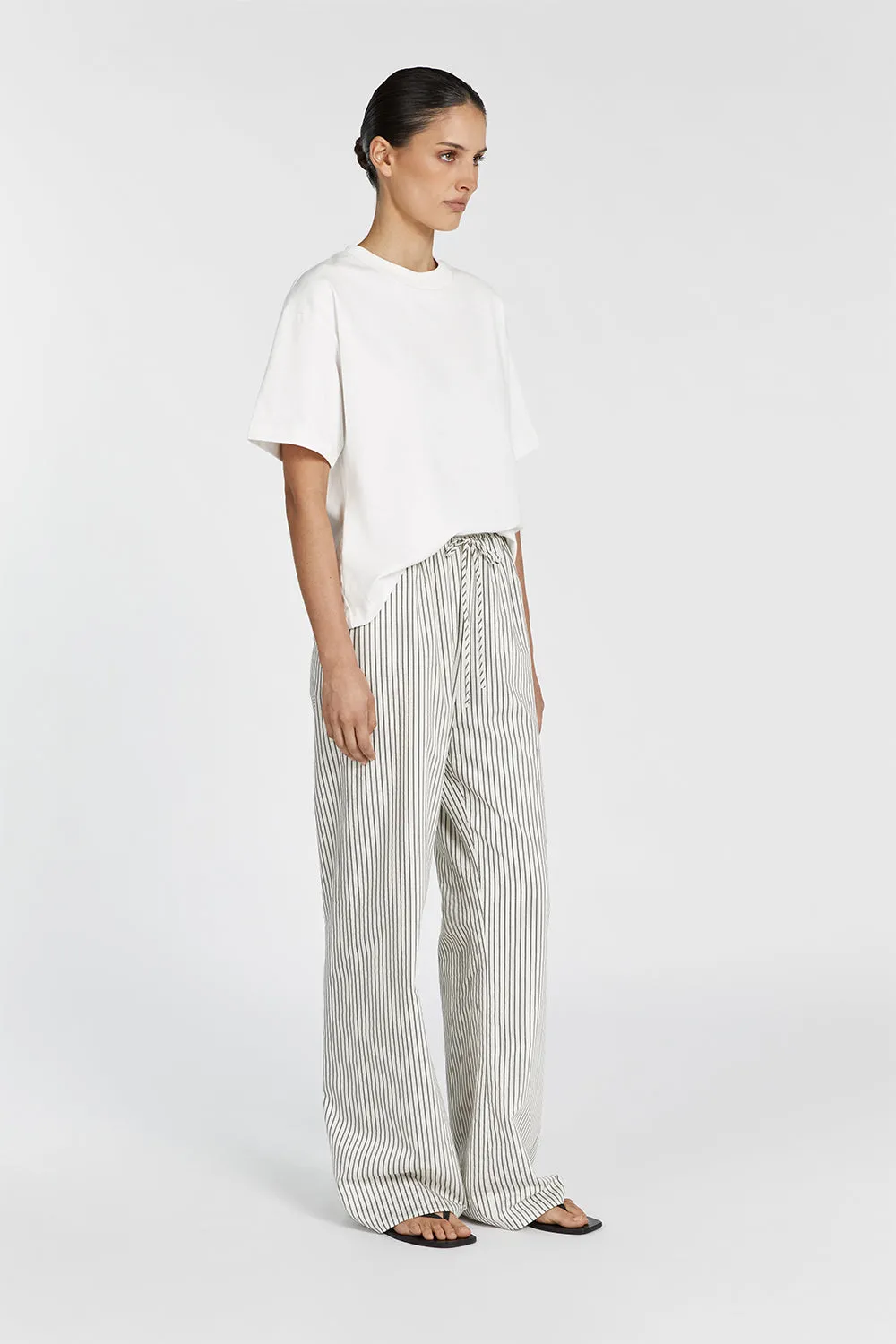 STOCKHOLM STRIPE SILK BLEND PANT