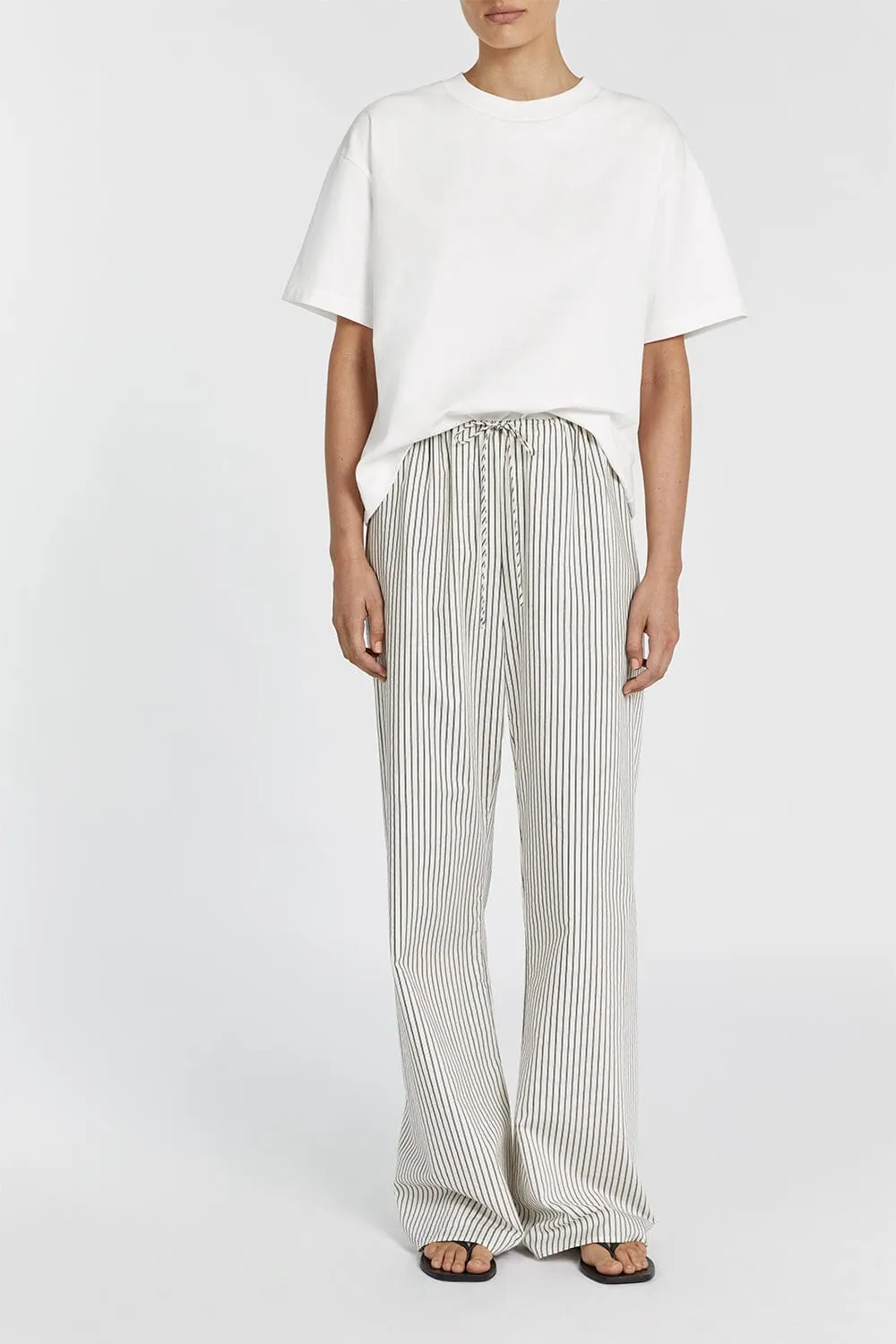 STOCKHOLM STRIPE SILK BLEND PANT