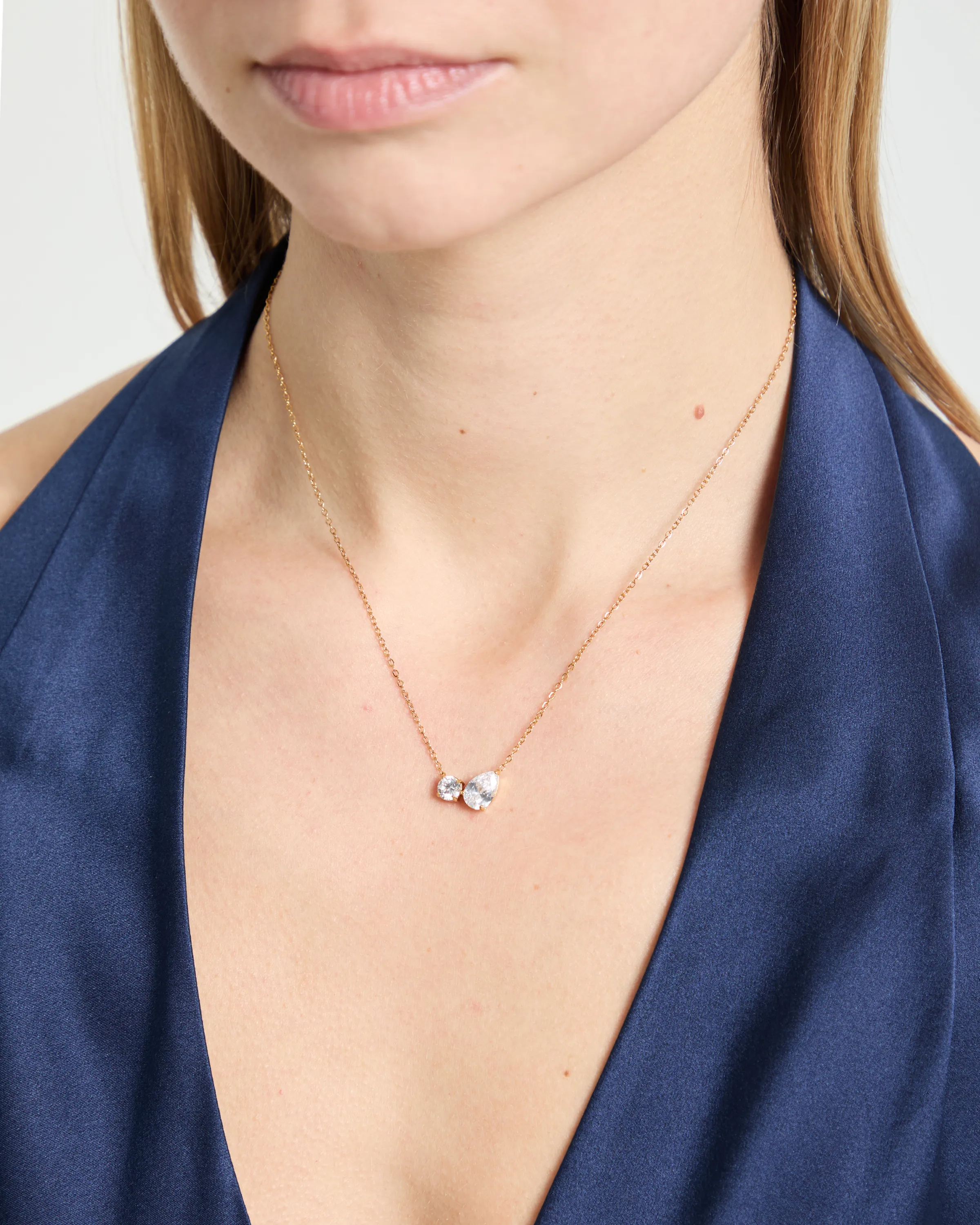 Toi et Moi Pendant Necklace