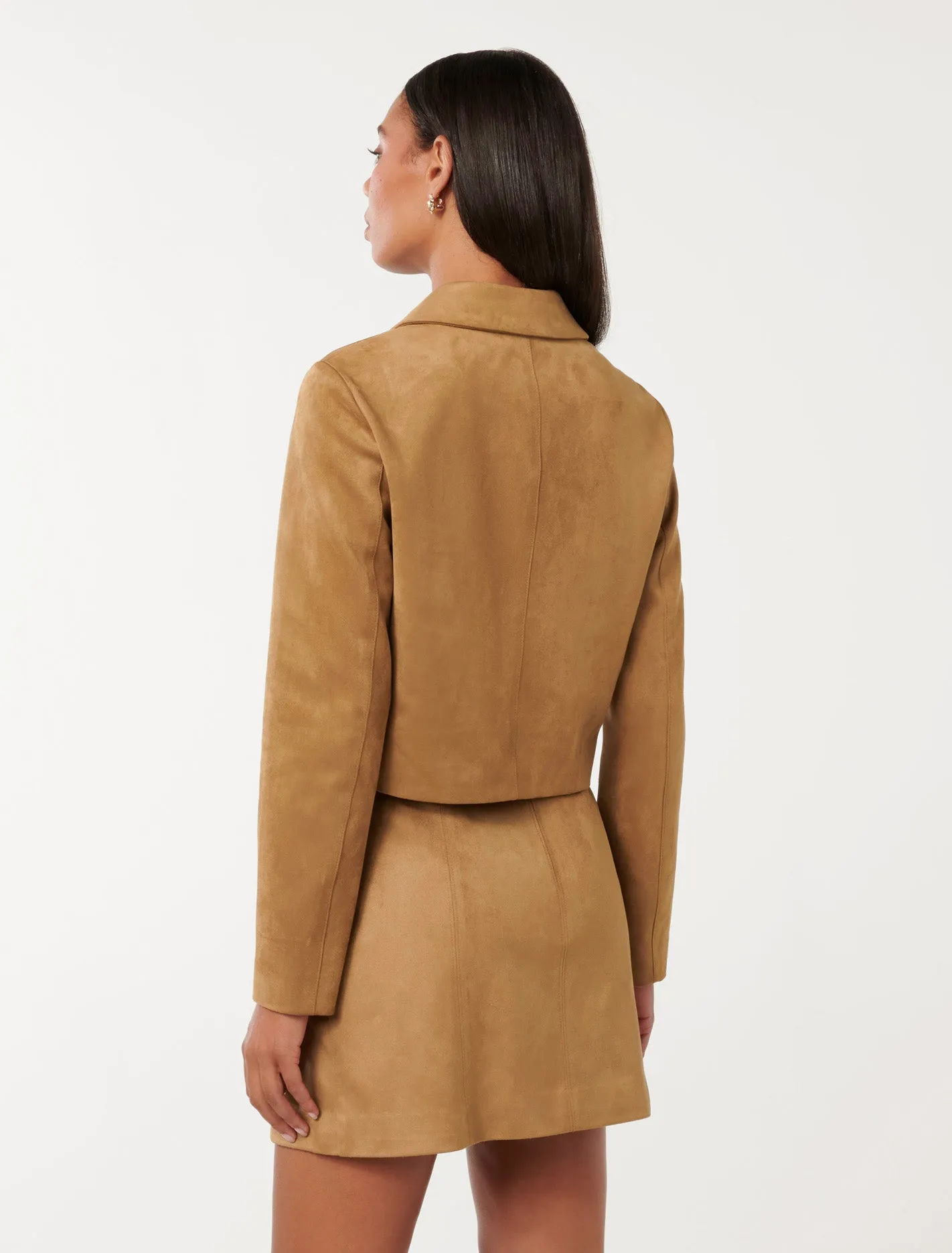 Tyla Vegan Suede Jacket