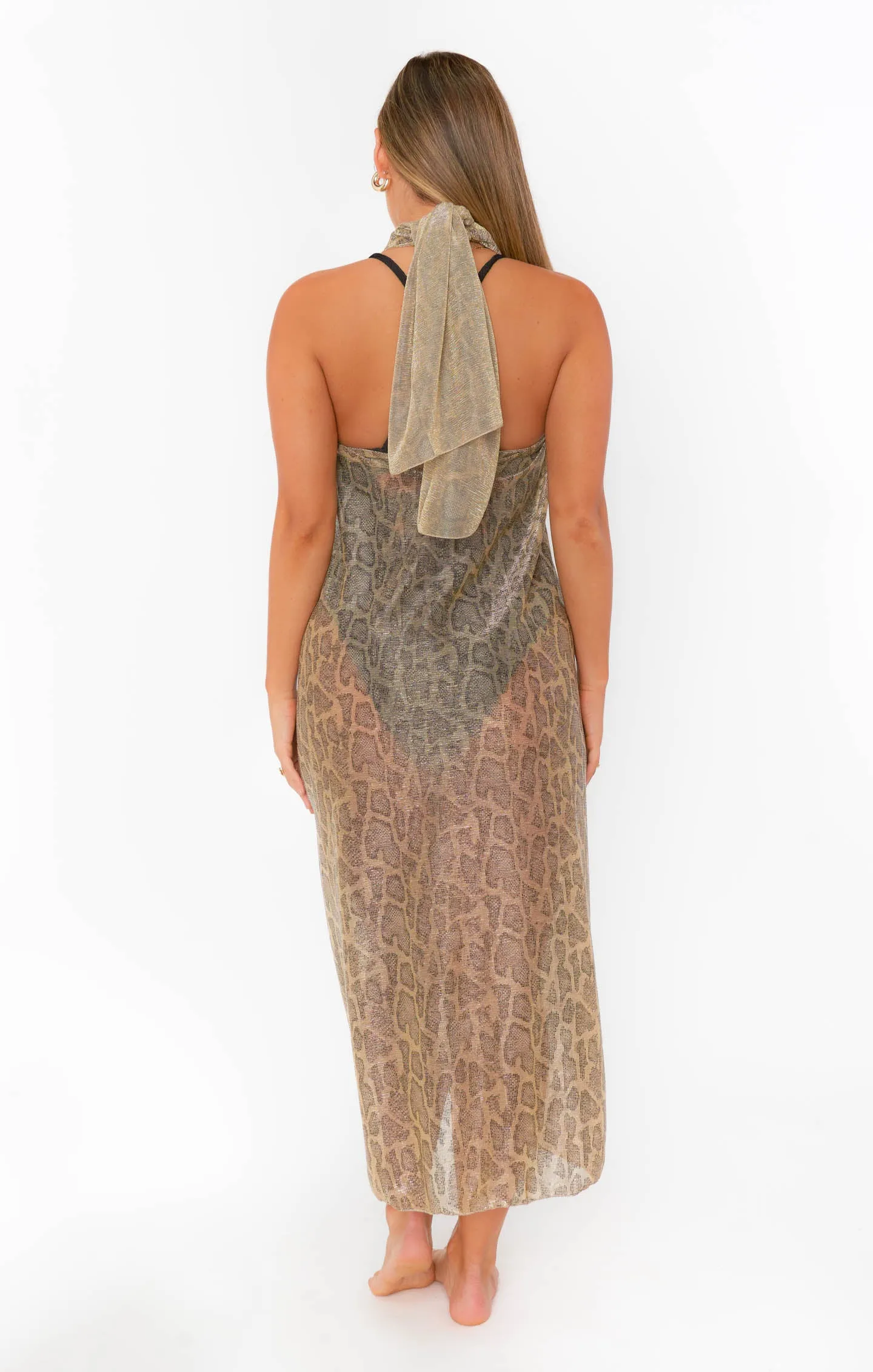 Universal Sarong ~ Glitter Python