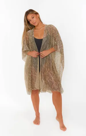Universal Sarong ~ Glitter Python