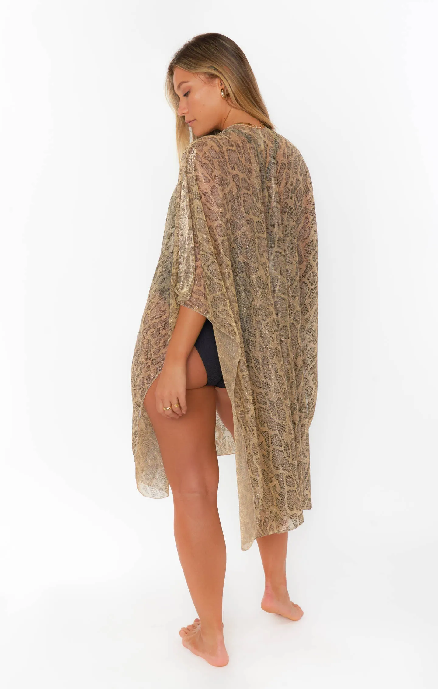 Universal Sarong ~ Glitter Python