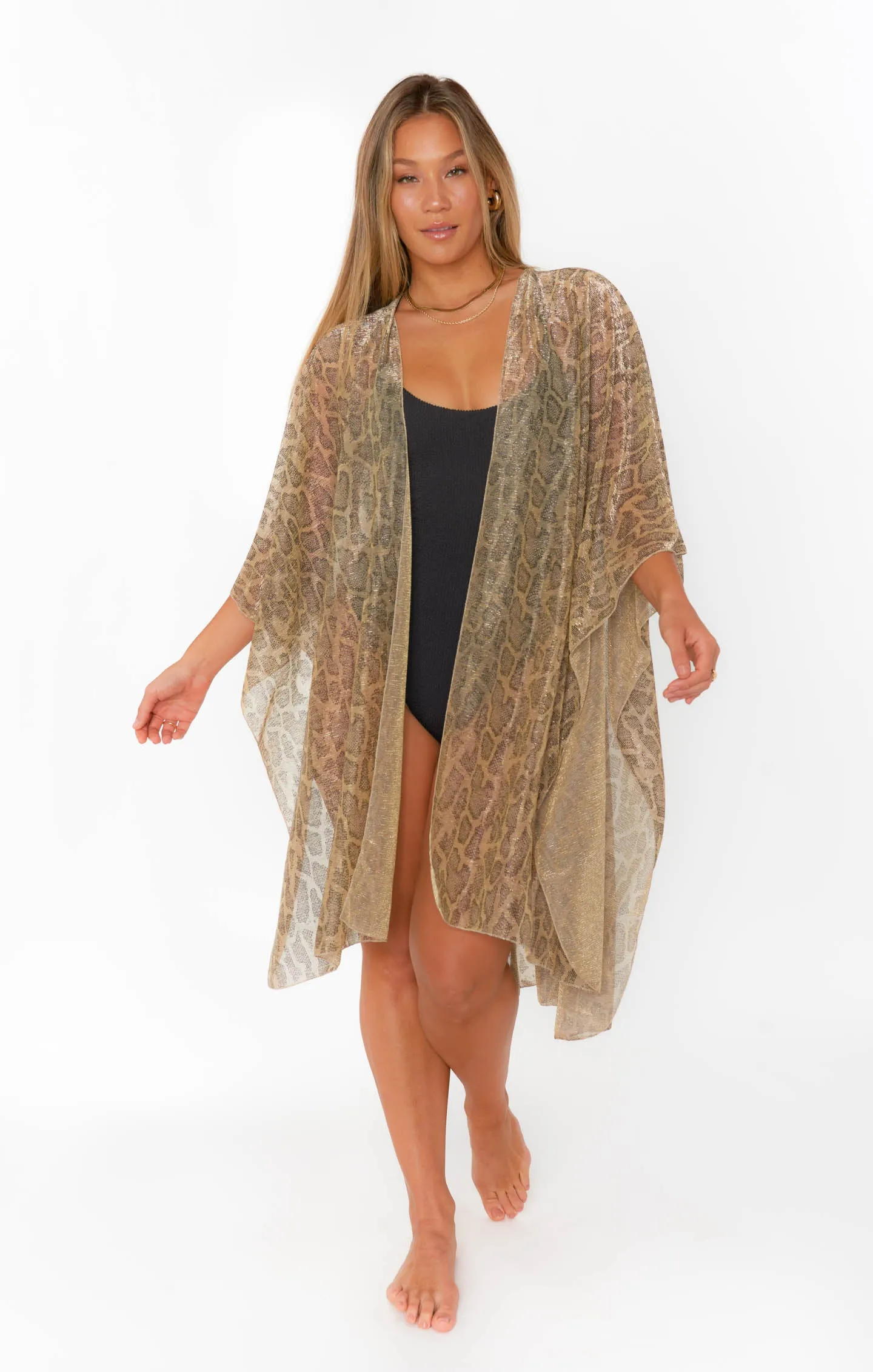 Universal Sarong ~ Glitter Python