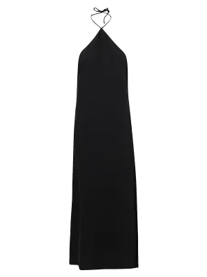 Valentino Halter-Neck Backless Midi Dress