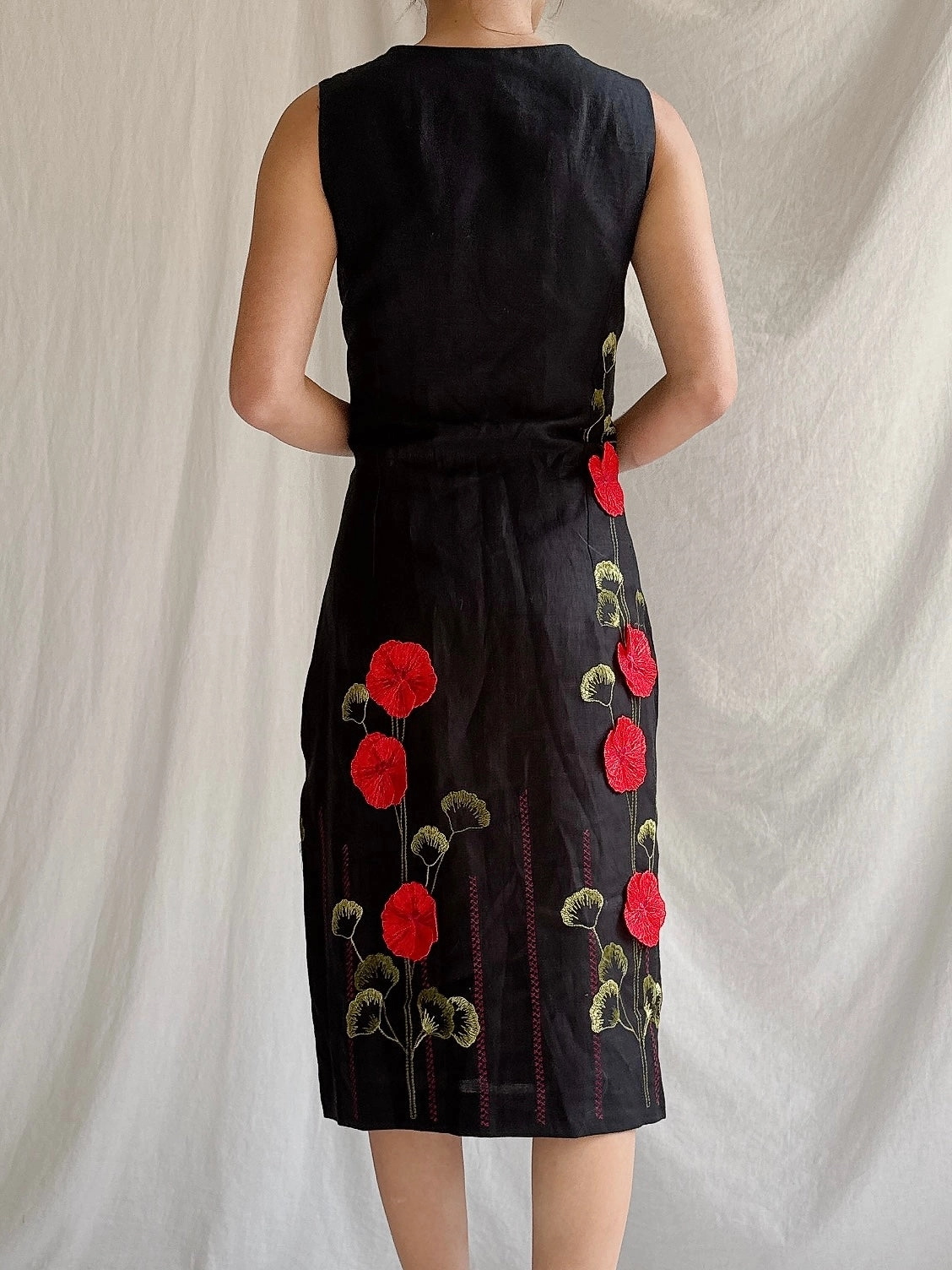Vintage Cottonade Paris Shift Dress - M