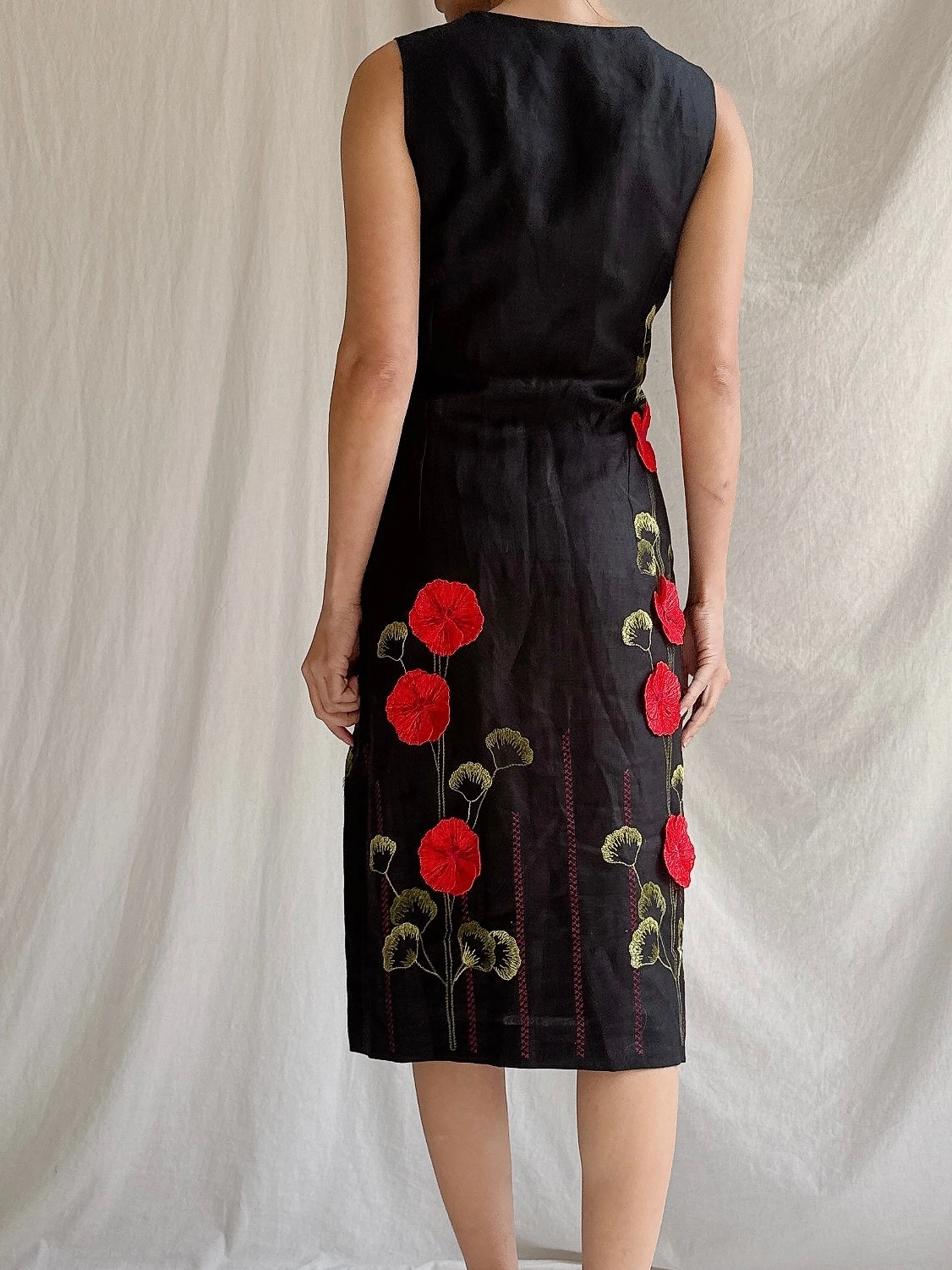 Vintage Cottonade Paris Shift Dress - M