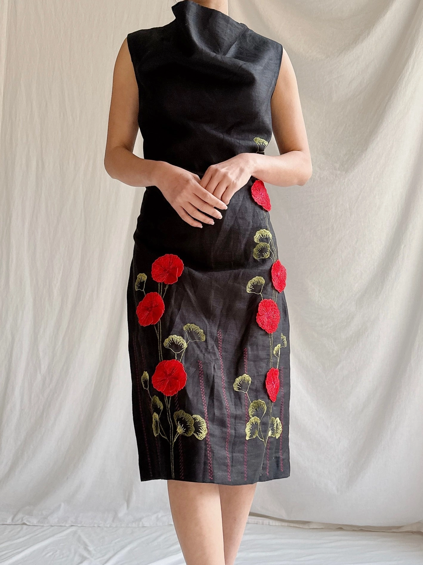 Vintage Cottonade Paris Shift Dress - M