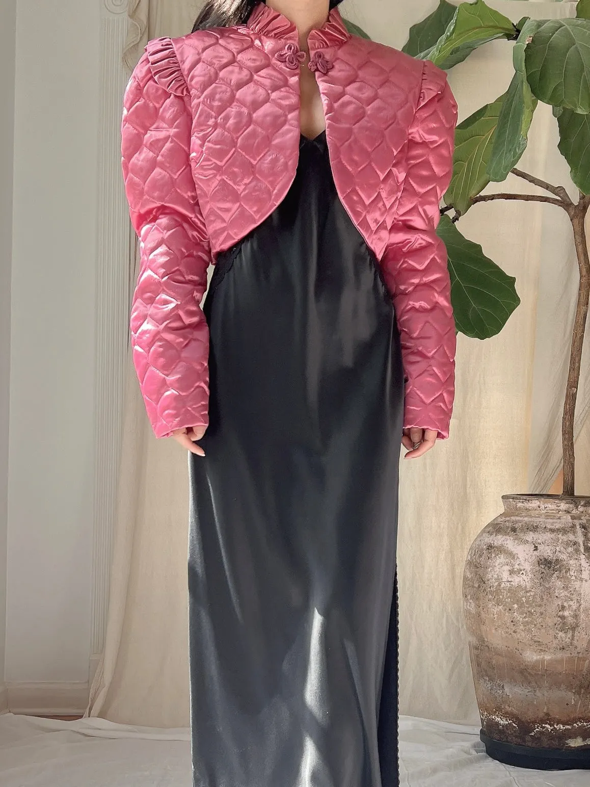 Vintage Cropped Bolero Jacket - S