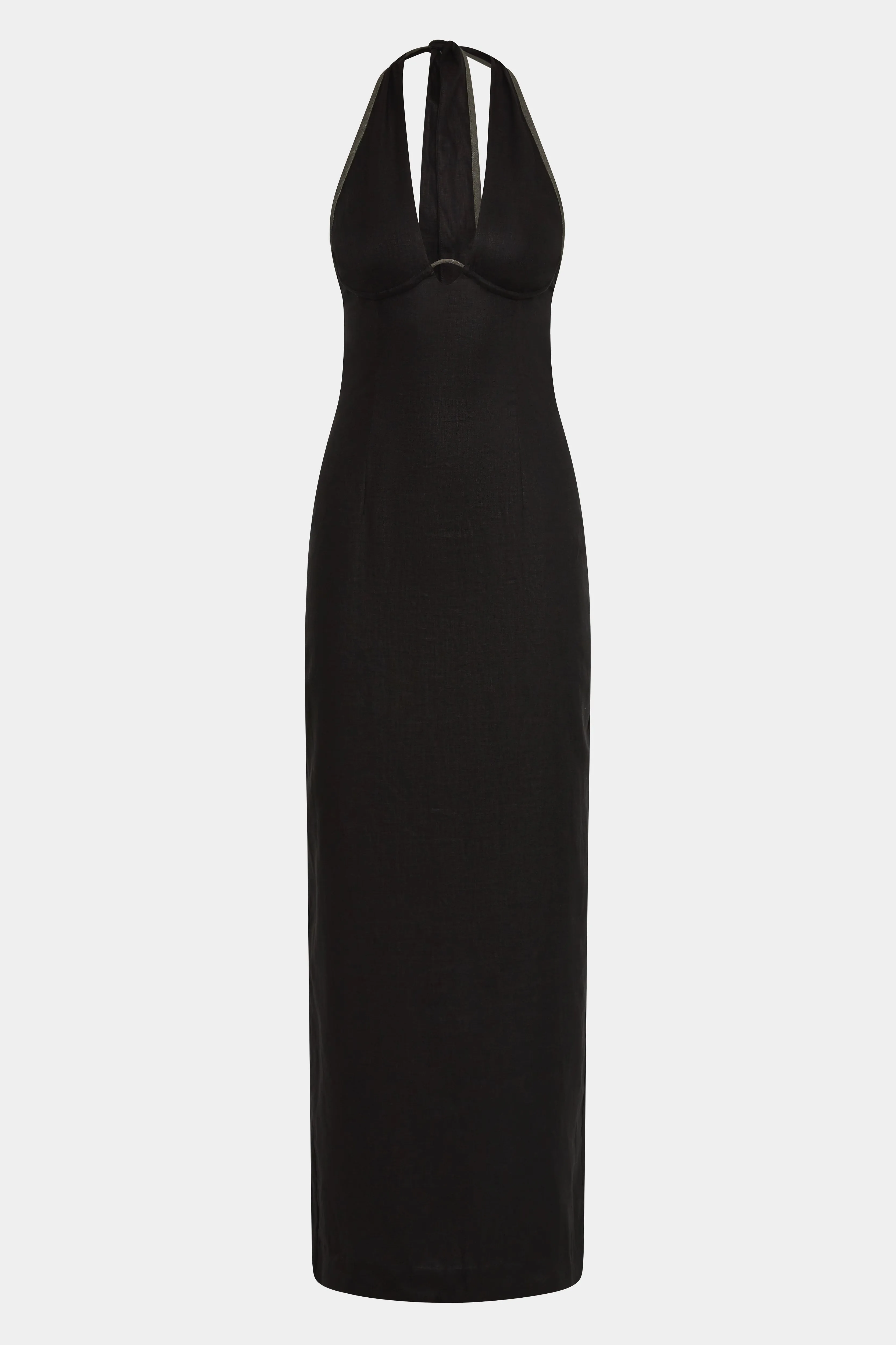 Violet Halter Midi Dress