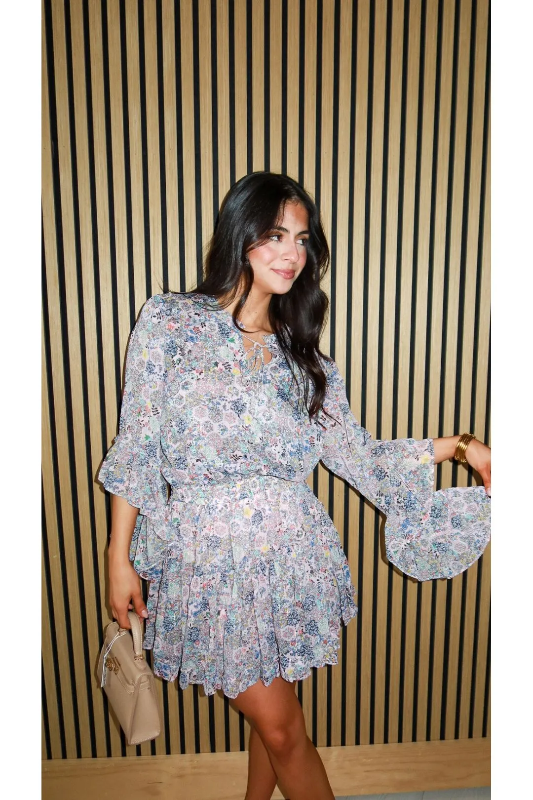 Wildflower Whisper Chiffon Dress