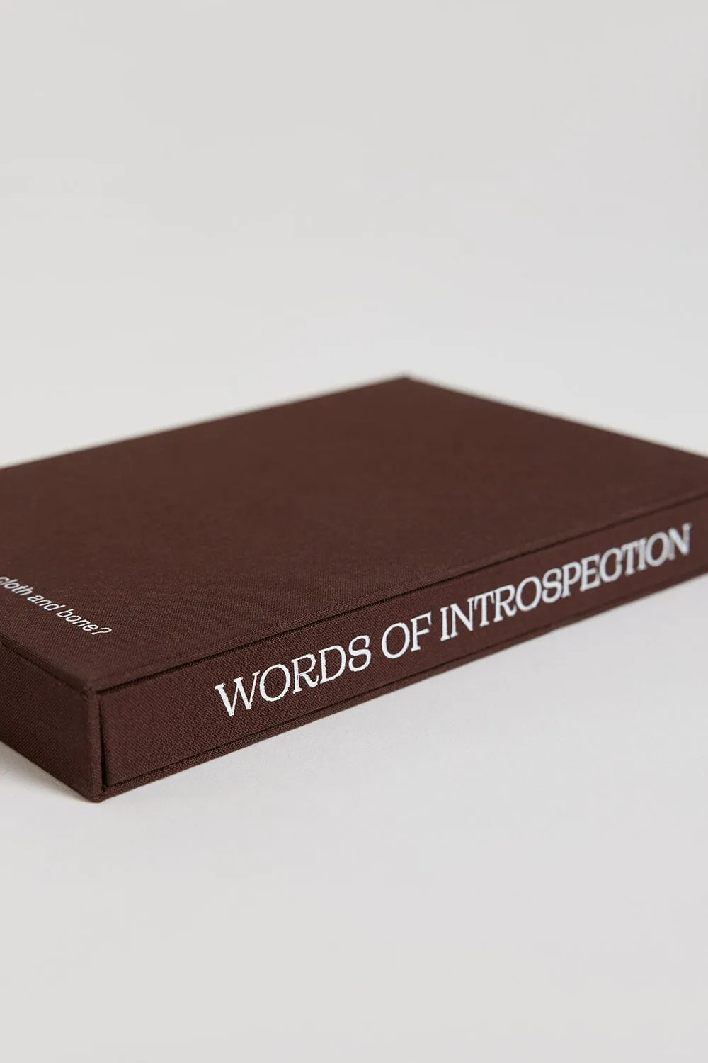 WORDS OF INTROSPECTION CHOCOLATE JOURNAL